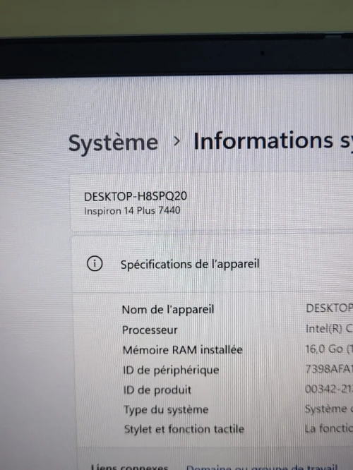 DELL INSPIRON 14 Plus 7440 2.8K | EVO CORE ULTRA 7-155H | 512GB NVME | 16GB RAM | INTEL ARC GRAPHICS