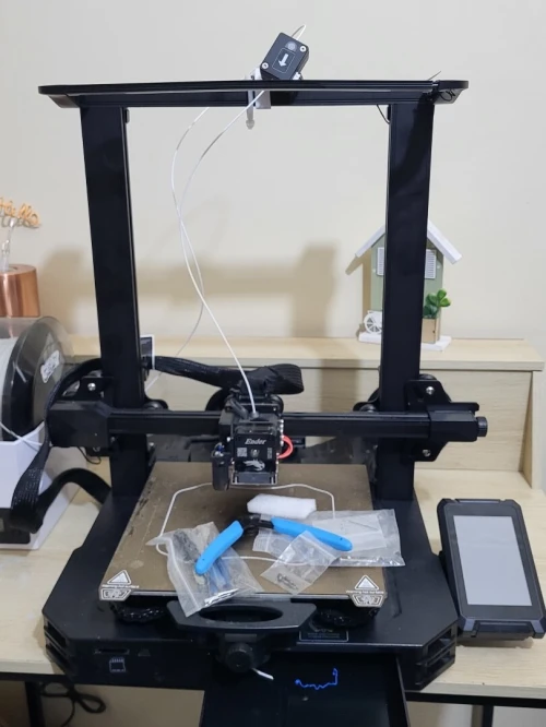 Creality Imprimante 3D Ender-3 S1 Pro avec 300C Buse Haute Température, 160mm/s Impression Rapide & Plaque PEI en Acier à Ressort & Bande Lumineuse LED