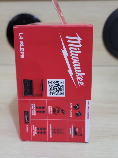 Ecouteur Milwaukee L4 RLEPB PROTECTION AUDITIVE BLUETOOTH -écouter de la musique parler au téléphone