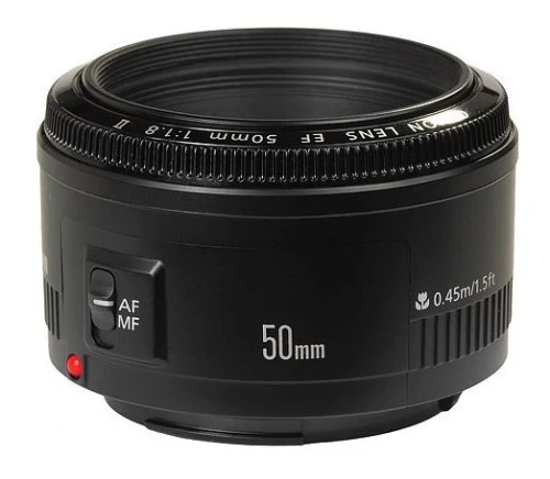 Objectif canon 50 mm 1.8 ii