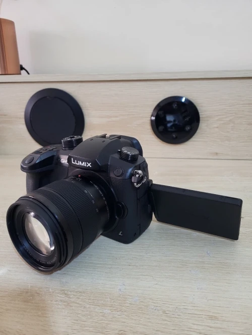 Panasonic Lumix DC-GH5 Appareil photo hybride de 20.3 MP | Vidéo UHD 4K/60p à durée illimitée + OBJECTIF Lumix G Vario 12-60mm f/3.5-5.6 Asph