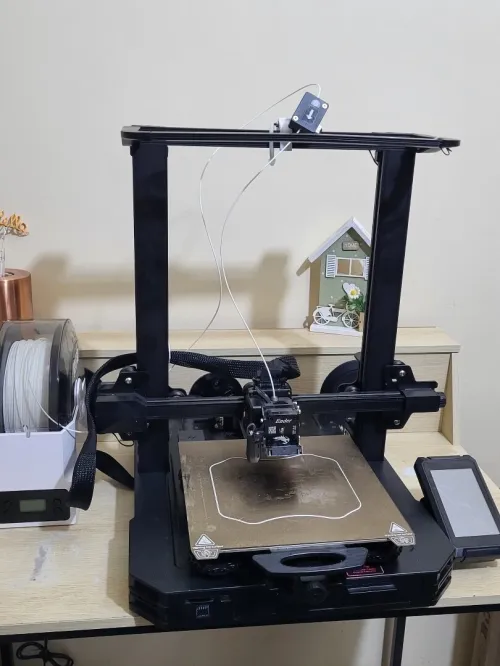 Creality Imprimante 3D Ender-3 S1 Pro avec 300C Buse Haute Température, 160mm/s Impression Rapide & Plaque PEI en Acier à Ressort & Bande Lumineuse LED