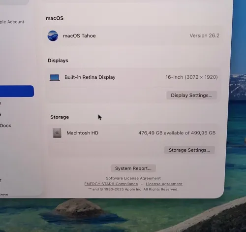 MacBook Pro 16" 2019 | CORE i7 | 16GB RAM | AMD RADEON PRO 5300M 4GB | 512GB SSD |GAMME Workstation