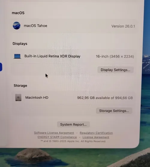 MacBook Pro M1 Max 2021 | 16'' CPU 10 GPU 24 | 32GB RAM | 1TB SSD | CYCLES 79