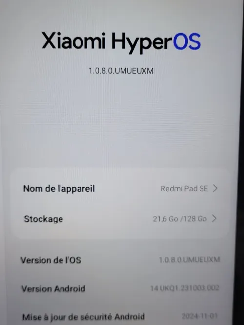 XIAOMI REDMI PAD SE | VERT MENTHE | 128GB | 6GB RAM
