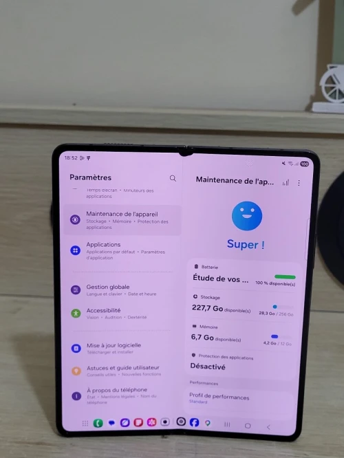 SAMSUNG GALAXY Z Fold 5 | Dual SIM | 256GB | 12GB RAM | Noir fantôme