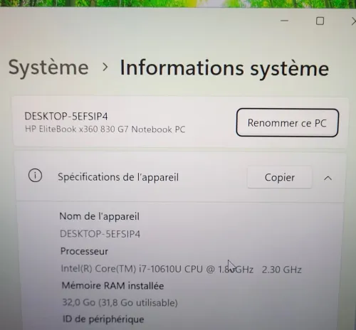 HP EliteBook X360 1030 G7 2-EN-1 TACTILE | INTEL CORE i7 10610U | 16GB RAM | 512GB NVME SSD | LTE 4G