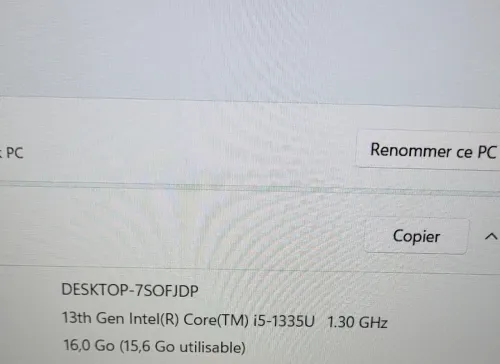 HP PROBOOK 450 G10 15.6'' FHD | INTEL CORE i5 1335U | 16GB RAM | 512GB SSD | INTEL UHD GRAPHICS