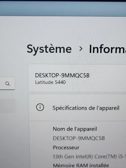 DELL LATITUDE 5440 | 2024 | INTEL 13EME GEN CORE i5 1345U | 256GB NVME SSD | 16GB RAM