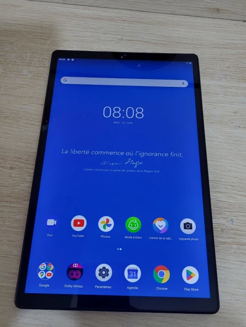 LENOVO TAB M10 FHD Plus – 4Go / 64Go LENOVO TAB M10 FHD Plus TB-X606F - Média Tek Helio P22T – 4Go / 64Go