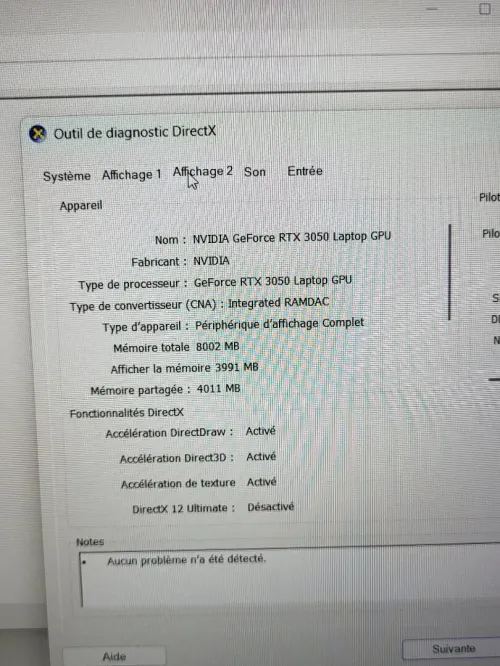 GAMING ACER 15.6 144Hz | INTEL CORE i5-10300H | NVIDIA RTX 3050 4GO | 8GB RAM | 512 SSD