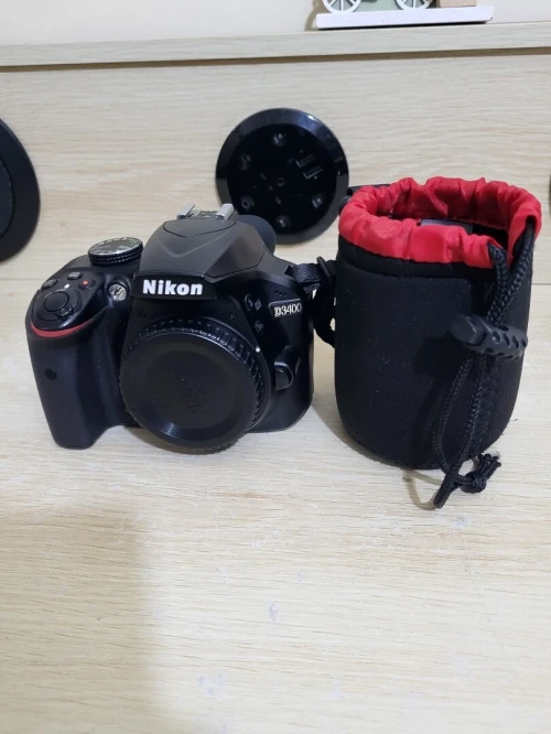 Nikon D3400 Appareil Photo Numérique Réflex 24.2 Mpix + OBJECTIF Nikon AF-P DX Nikkor 18 55mm f 3.5 5.6 g vr