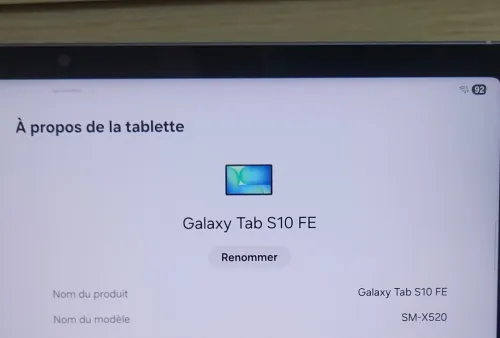 SAMSUNG GALAXY TAB S10 FE | 256GB | 8GB RAM | + STYLET SAMSUNG + BOOKCOVER CLAVIER
