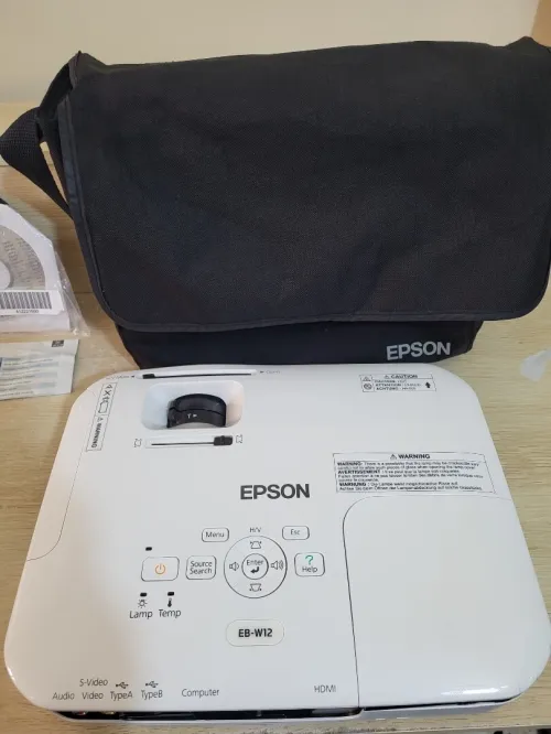 Epson EB-W12 Vidéoprojecteur professionnel WXGA LCD 16:10 1280x800 couleur de 2800 lumens