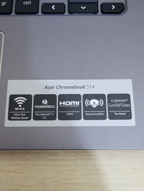 Acer ChromeBook | Core i3-1115G4 | 8GB RAM | 128GB SSD | système d'exploitation Chrome OS
