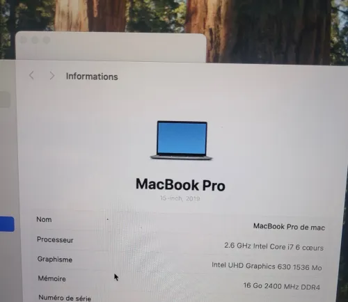 MacBook Pro 16" 2019 | INTEL CORE i7 | 16GB RAM | RADEON PRO 555X 4GB | 256GB NVMe SSD | WORKSATION