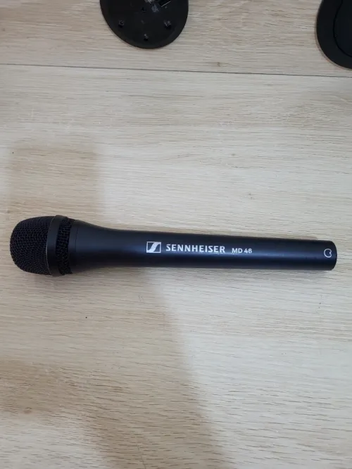microphone Sennheiser MD 46 avec Fil - (48 DB, 40-18000 Hz, Cardioid, Unidirectionnel, 350 Ohm