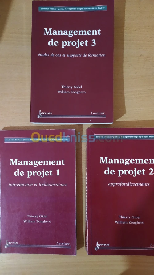 Livres sur le Management de projet et sur la Formation