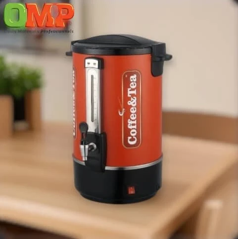 PERCOLATEUR A CAFFE 10LT - ROUGE- OMP (220V 50/60HZ 1500W)