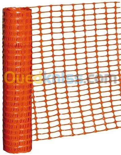 Filet de signalisation de chantier orange 