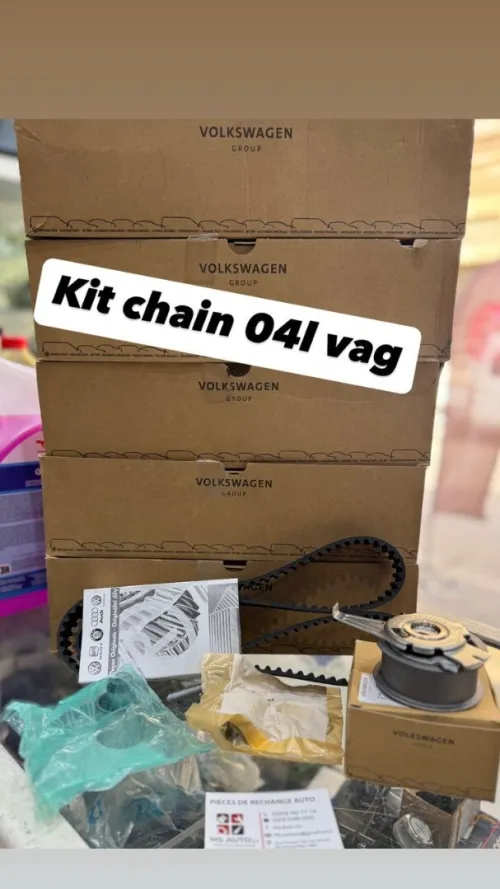 KIT CHAINE avec POMPE A EAU VAG GOLF 7 / LEON / A3 / OCTAVIA 04l