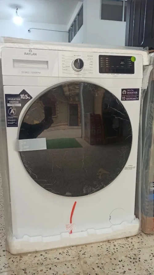 PROMO Machine à laver 10,5kg Raylan 14000Tr/mn Blanc 52000Da 