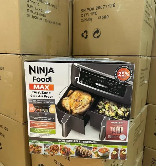 Air Frayer Ninja Double Bag Friteuse sans huile 9,5L 56000Da