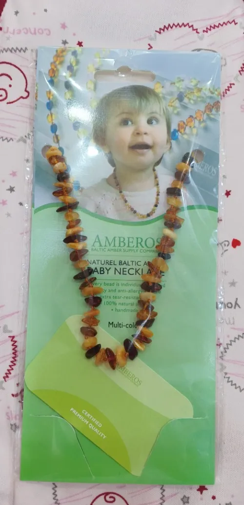 Collier d'amberعقد التسنين