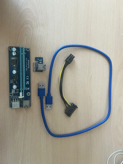 PCI-E riser 1X to16X 3.0 USB 