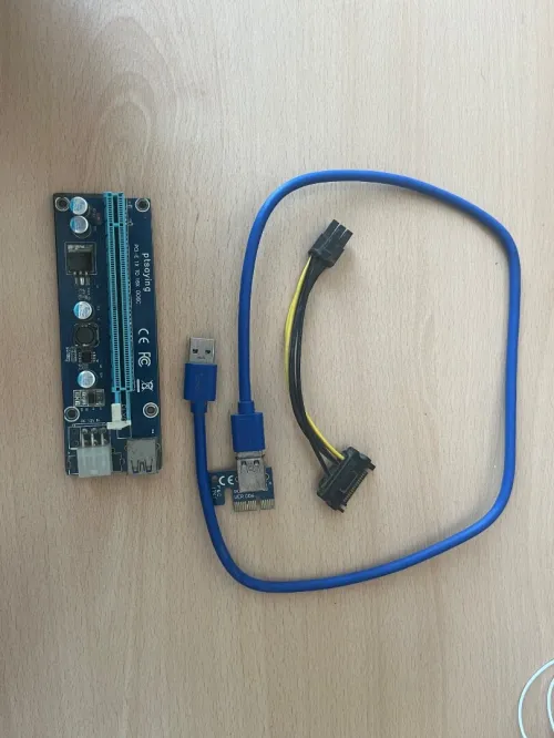 PCI-E riser 1X to16X 3.0 USB 