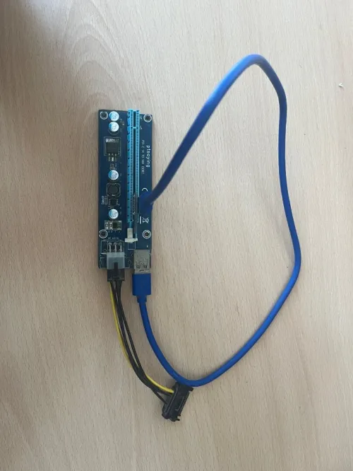 PCI-E riser 1X to16X 3.0 USB 