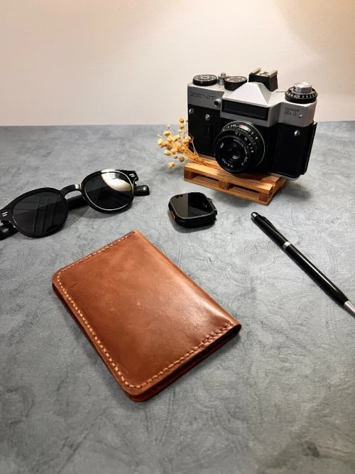 Portefeuille en cuir