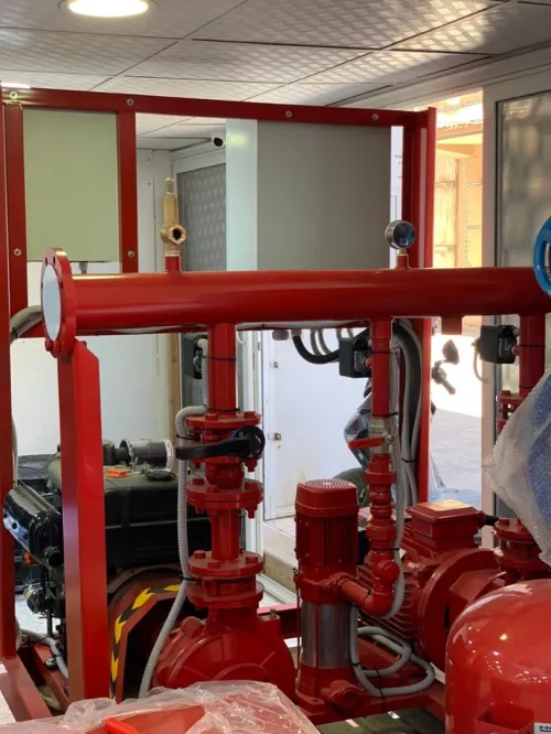 STATION POMPAGE SKID ANTI INCENDIE 