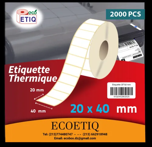  étiquette thermique 