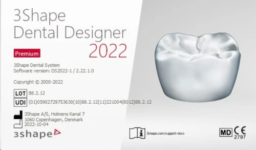 3shape Dental System 2022 + 3Shape Unite 2022 + 3shapeOrtho System 2022 + 3Shape Implant Studio 22 