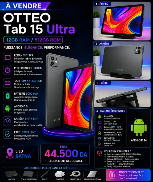 oteeto Tab 15 ultra