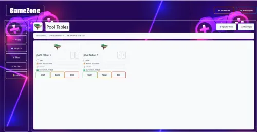Logiciel de gestion de salle de jeux , fiable et testé
