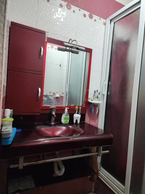 Lavabo en verre trompé