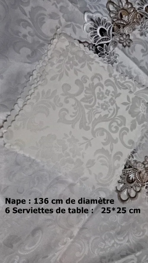 Nappe pour une table ronde 1800 Da négociable