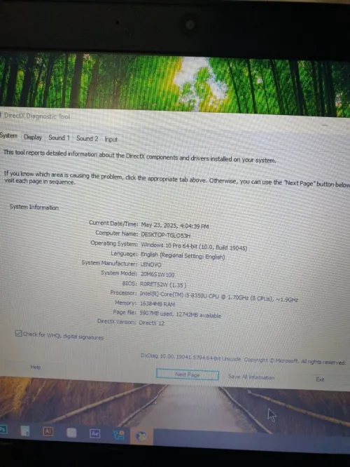 laptop lenovo L380 ultra slim