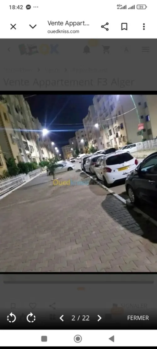 Location Appartement F3 Alger Baba hassen