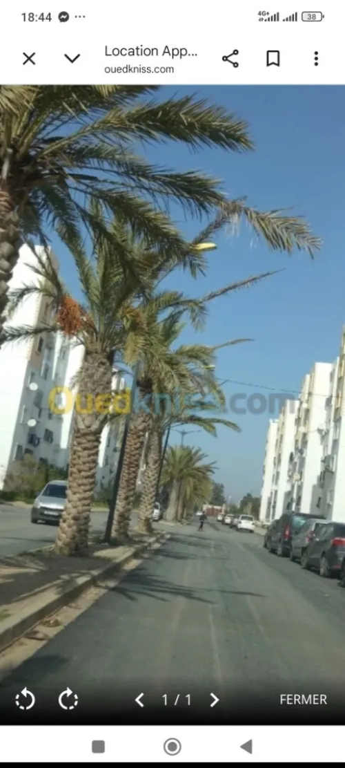Location Appartement F3 Alger Baba hassen