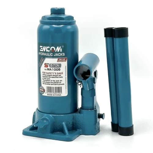 Cric bouteille hydraulique 5 tonnes avec valve de sécurité contre surchحامل المركبات 5 طن