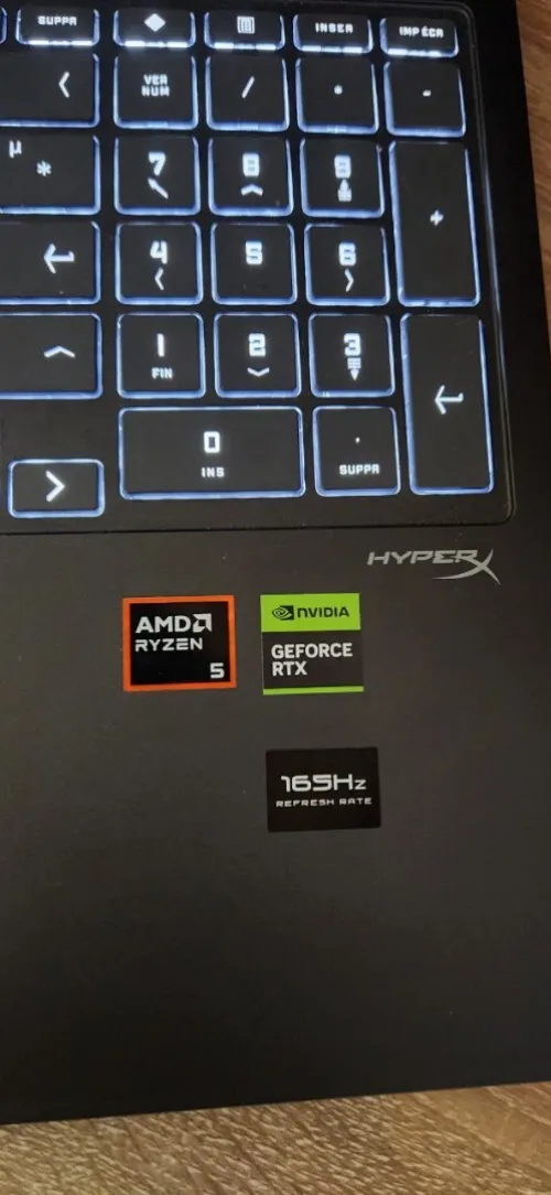 PC Portable Gamer HP Victus 16 16,1" FHD 165Hz - RTX 4060 8Go - Ryzen 5-8645HS - 16Go - 512Go SSd