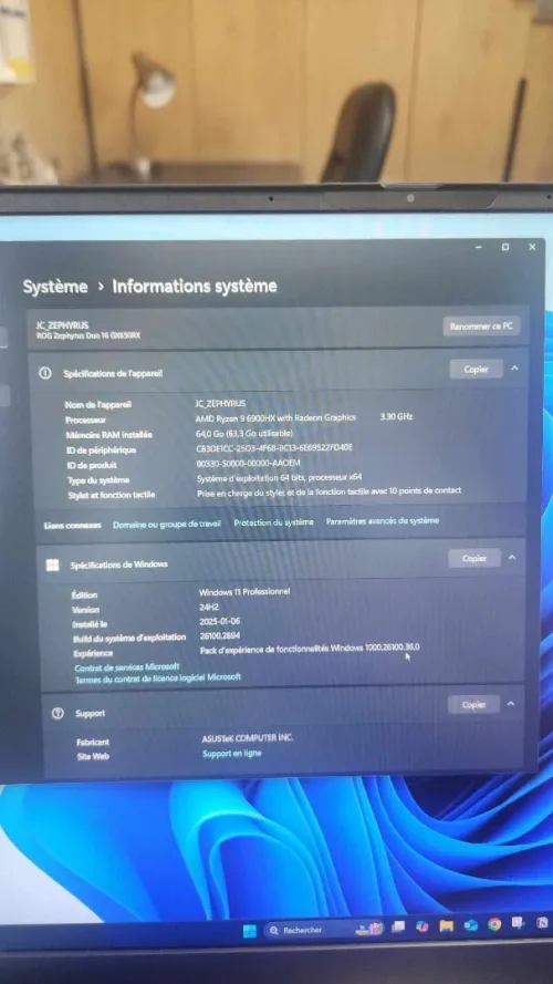 ASUS ZEPHYRUS DUO 16INCH (GAMING LAPTOP)