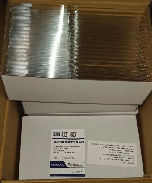 Pasteur pipette glass crt cottone biocare 