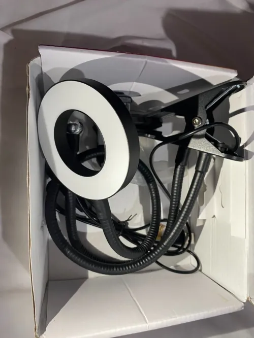 Caméra casque ring Light support CD