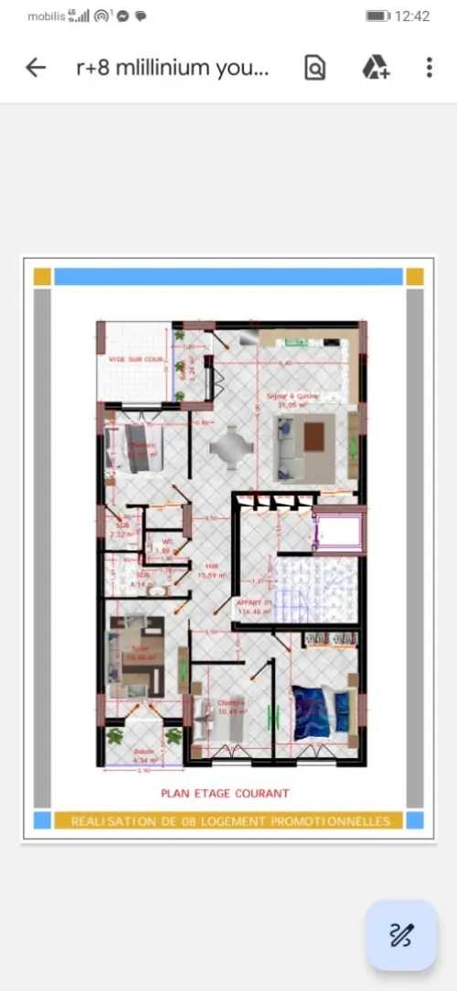 Vente Appartement F5 Oran Bir el djir