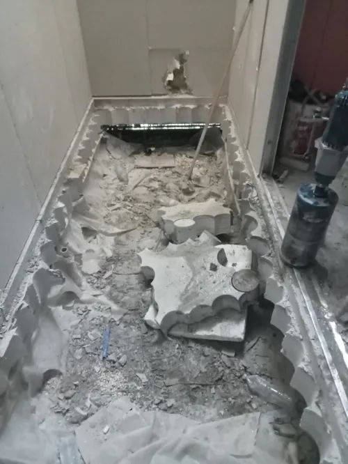 Carottage béton arme
