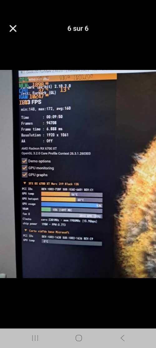 Rx 6700 xt XFX 12G VRAM